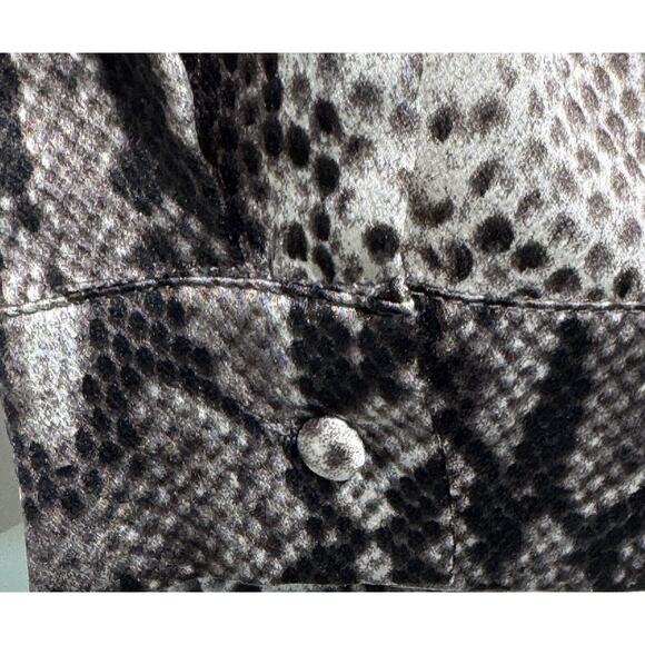 ee:some Bodysuit Snake Skin Look Opaque Sheer Women's Size Medium - Picture 8 of 12